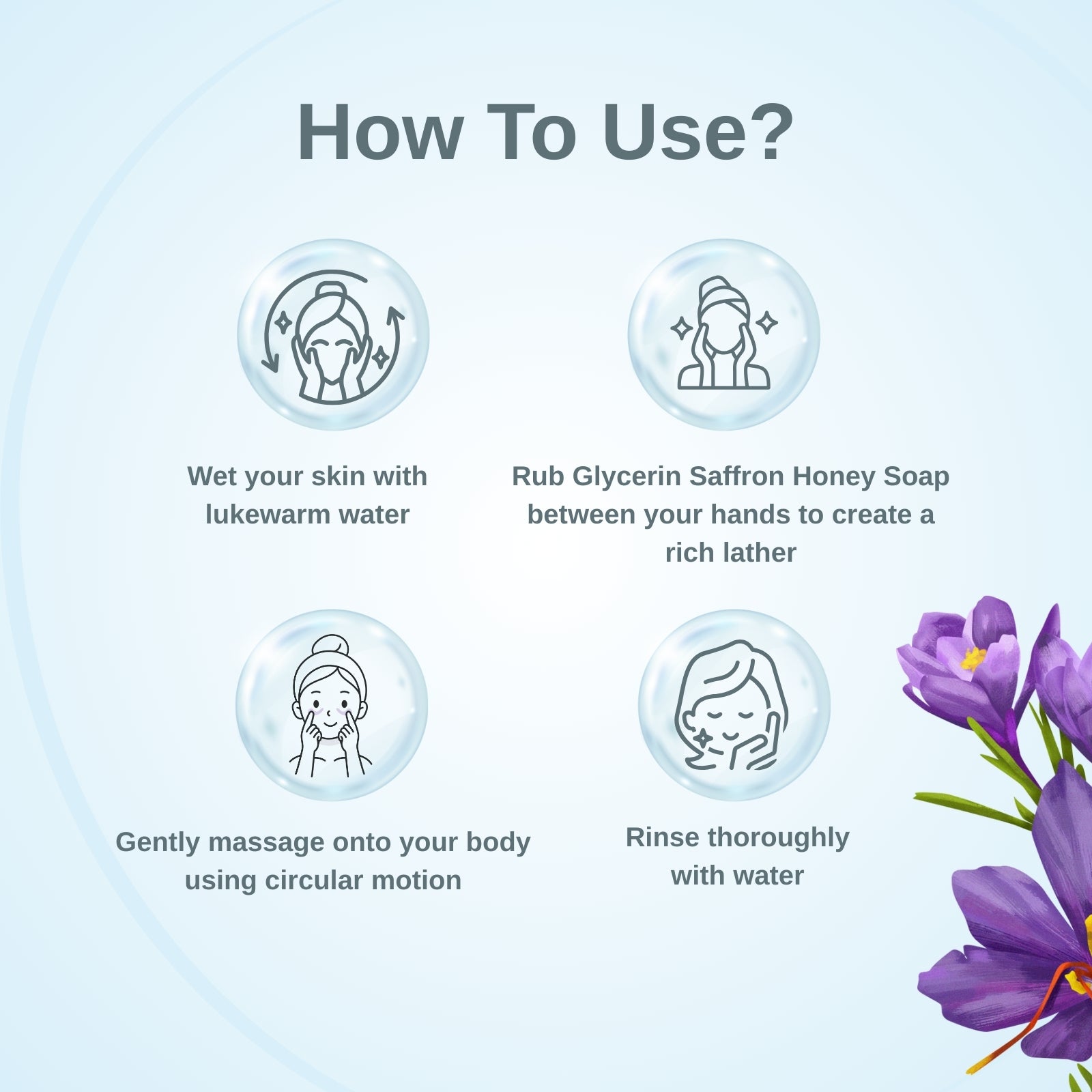 Glycerin Saffron Honey Soap