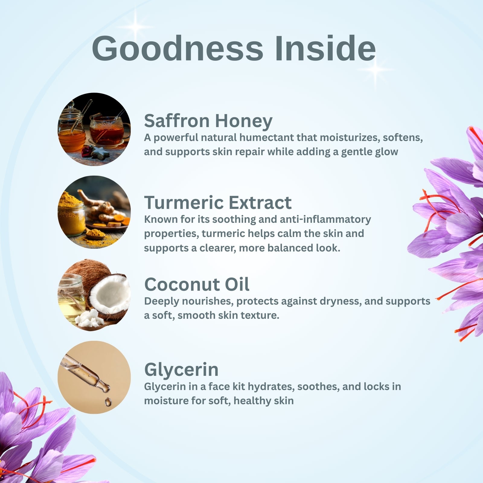 Glycerin Saffron Honey Soap