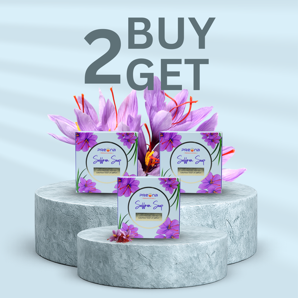 Buy 2 Get 2 Free Goatmilk Saffron Soap